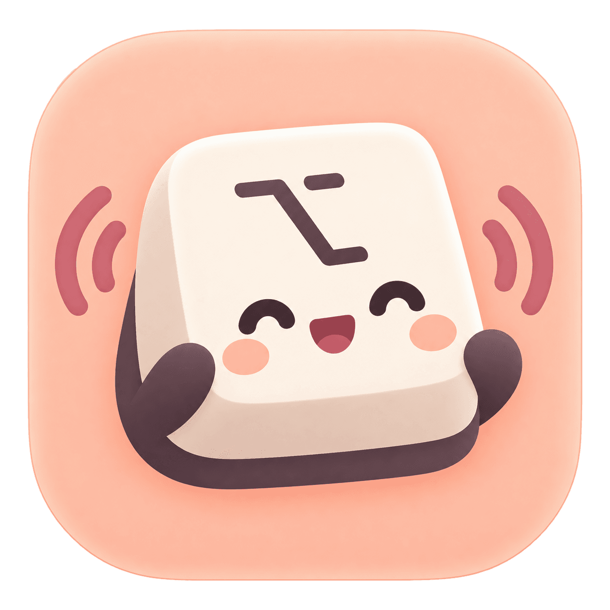 Keybit smiling keyboard mascot